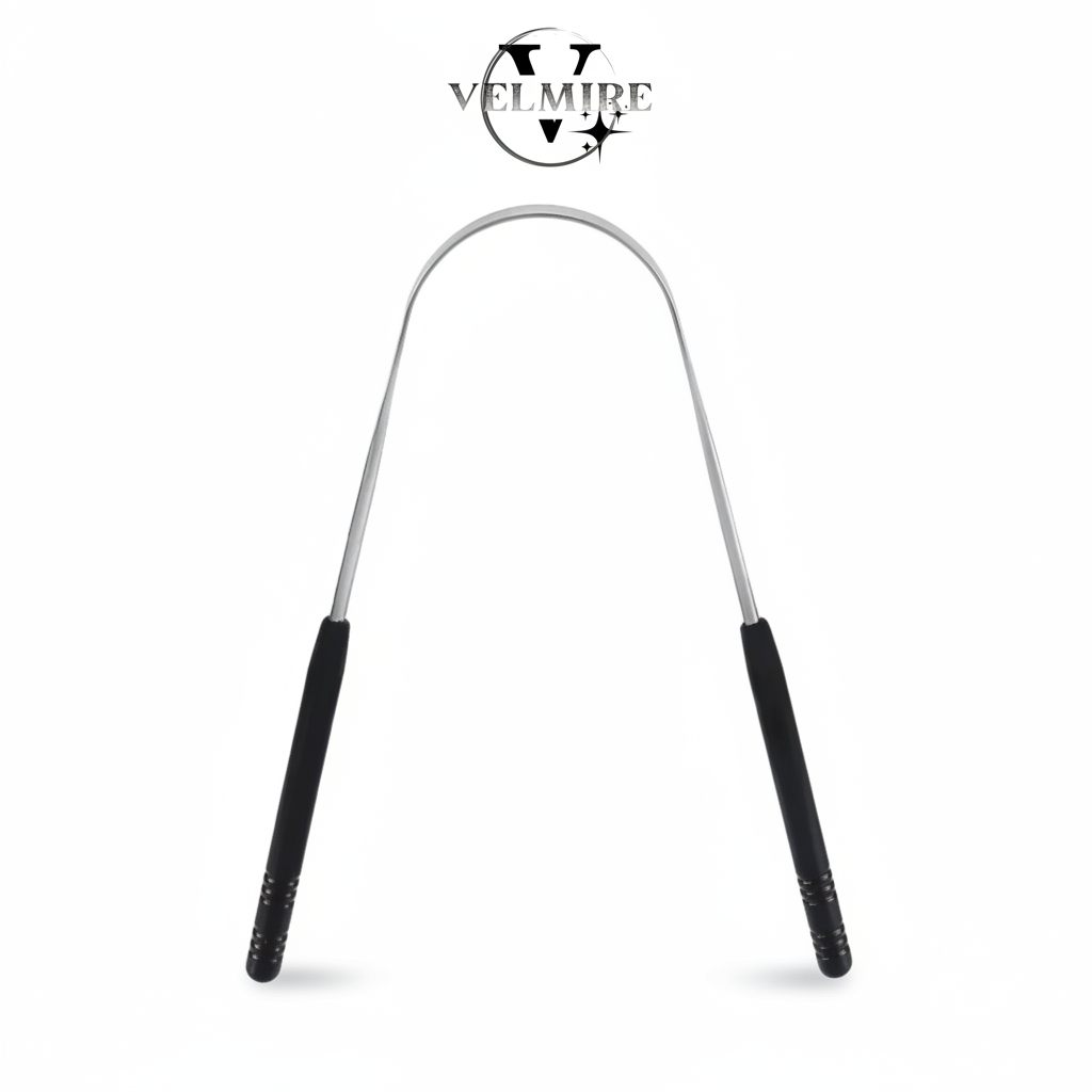 Velmire Tongue Scraper - Logo Top Retry
